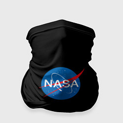 Бандана-труба Nasa logo space blue, цвет: 3D-принт