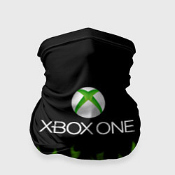 Бандана-труба Xbox green fire, цвет: 3D-принт