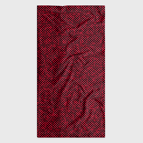 Бандана Текстурированный красно-чёрный / 3D-принт – фото 3