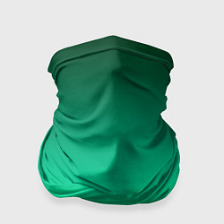 Бандана-труба Яркий зеленый градиентный комбинированный фон, цвет: 3D-принт