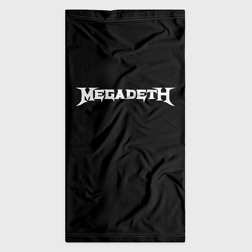 Бандана Megadeth logo white / 3D-принт – фото 3