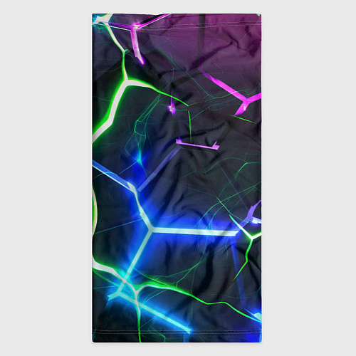 Бандана Микс из разломленных плит и неоновое свечения / 3D-принт – фото 3
