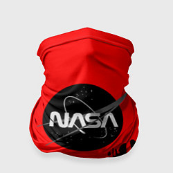 Бандана-труба Marshmello x Nasa red, цвет: 3D-принт