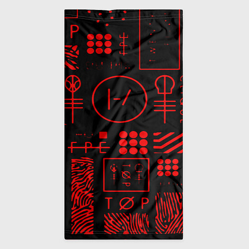 Бандана Twenty one pilots pattern rock / 3D-принт – фото 3