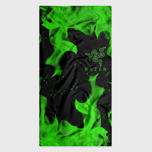 Бандана Razer зелёный огонь / 3D-принт – фото 3