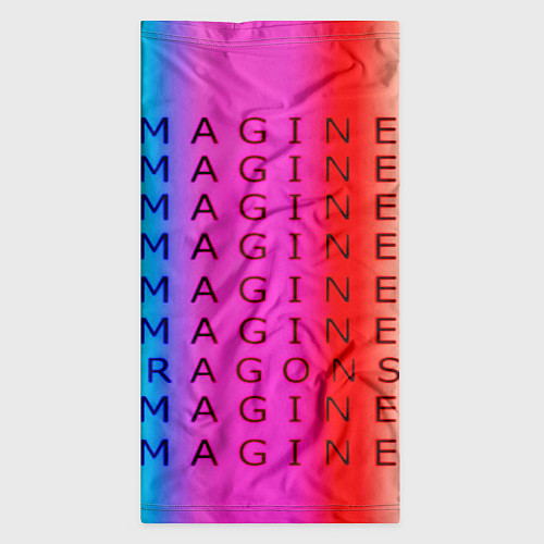 Бандана Imagine Dragons neon rock / 3D-принт – фото 3