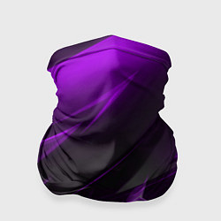 Бандана Фиолетовая объемная абстракция