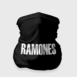 Бандана-труба Ramones white logo, цвет: 3D-принт