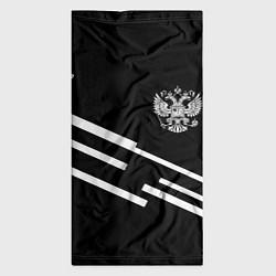 Бандана-труба Россия геометрия спорт, цвет: 3D-принт — фото 2