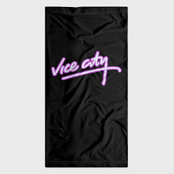 Бандана-труба Vice city logo neon, цвет: 3D-принт — фото 2