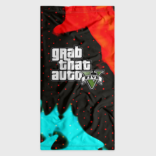 Бандана GTA 5 огненный стиль паттерн / 3D-принт – фото 3