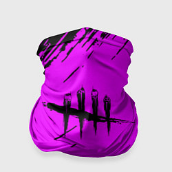 Бандана-труба Dead by daylight краски абстракция, цвет: 3D-принт