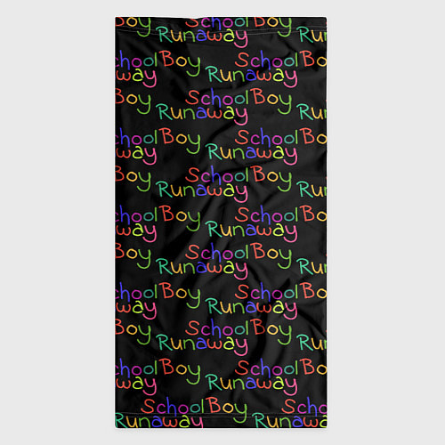 Бандана Logo - Schoolboy Runaway pattern / 3D-принт – фото 3