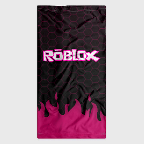 Бандана Roblox fire pink / 3D-принт – фото 3