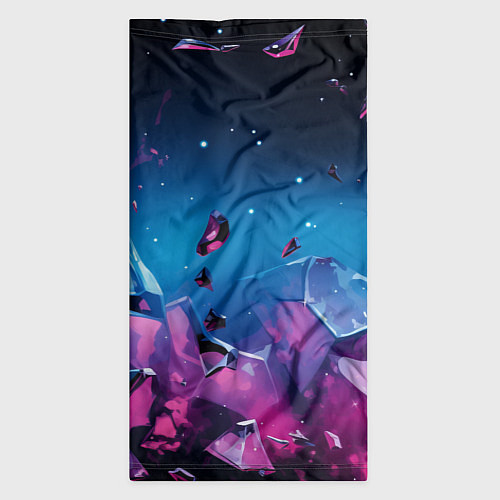 Бандана Фиолетовые темные камни / 3D-принт – фото 3