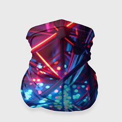 Бандана-труба Неоновые трубки, цвет: 3D-принт