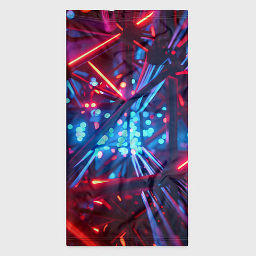 Бандана Неоновые трубки / 3D-принт – фото 3