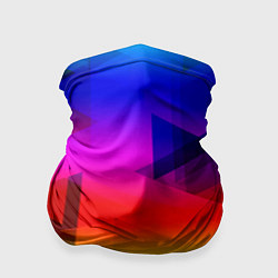 Бандана Неоновая геометрия градиент