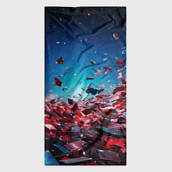 Бандана-труба Осколки плит в движении, цвет: 3D-принт — фото 2