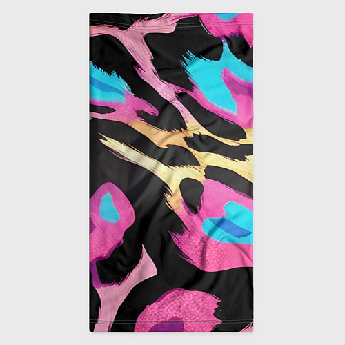 Бандана Пятна леопарда цветные / 3D-принт – фото 3