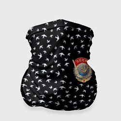 Бандана Герб РФ и ссср ласточки