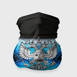 Бандана-труба Герб РФ абстракция соты, цвет: 3D-принт