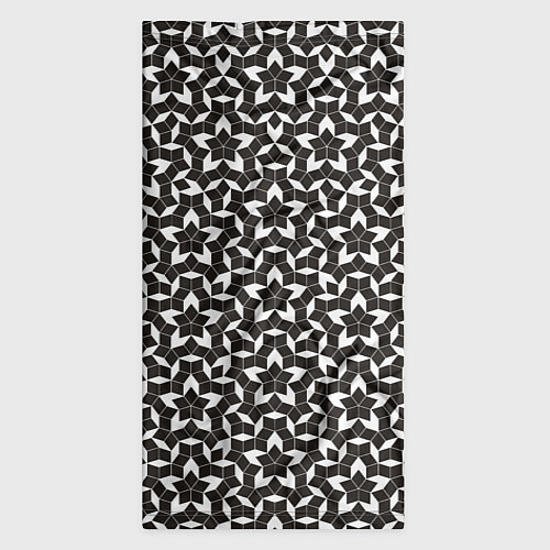 Бандана Паттерн Пенроуза: черно-белый / 3D-принт – фото 3
