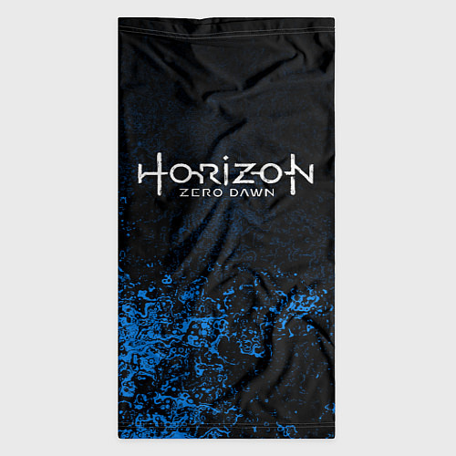 Бандана Horizon: Zero Dawn синие брызги красок / 3D-принт – фото 3