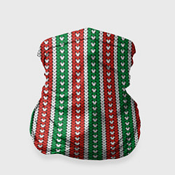 Бандана-труба Knitted pattern, цвет: 3D-принт