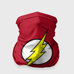 Бандана-труба Flash on red background, цвет: 3D-принт
