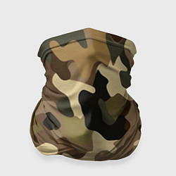 Бандана-труба Милитари камуфляж, цвет: 3D-принт