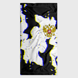 Бандана-труба Россия герб глитч, цвет: 3D-принт — фото 2