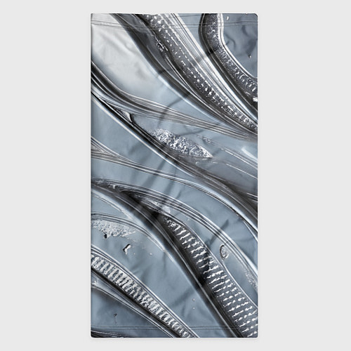 Бандана Полированный металл серебряный / 3D-принт – фото 3