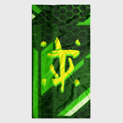 Бандана Doom geometry green / 3D-принт – фото 3