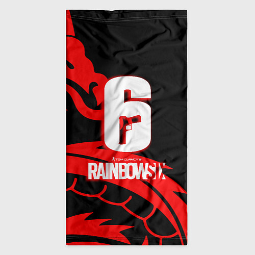 Бандана Rainbow six dragon fire logo / 3D-принт – фото 3