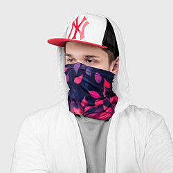 Бандана-труба Листья на градиентном фоне -нейросеть, цвет: 3D-принт — фото 2