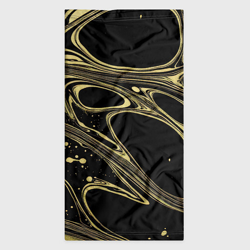 Бандана Разводы в виде кругов и линий - текстура / 3D-принт – фото 3