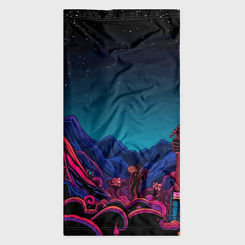 Бандана Psychedelic music art / 3D-принт – фото 3