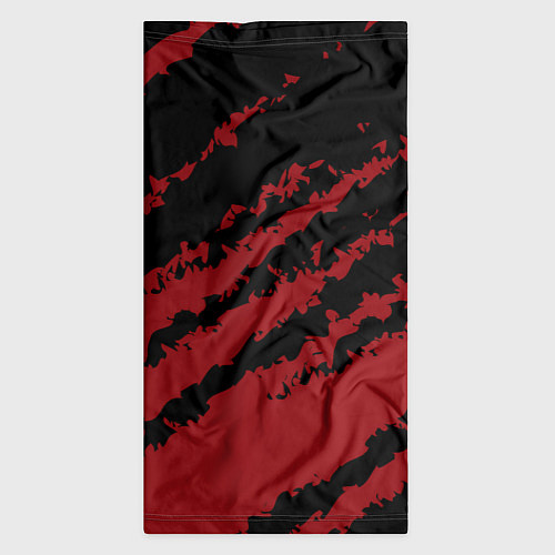 Бандана The color is red and black / 3D-принт – фото 3