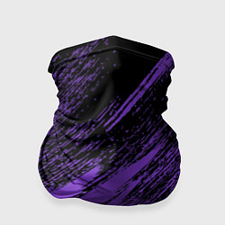 Бандана-труба The color is purple and black, цвет: 3D-принт