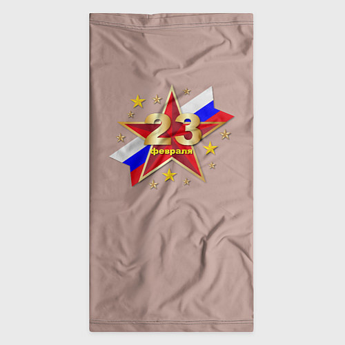 Бандана Звезда на фоне флага России / 3D-принт – фото 3
