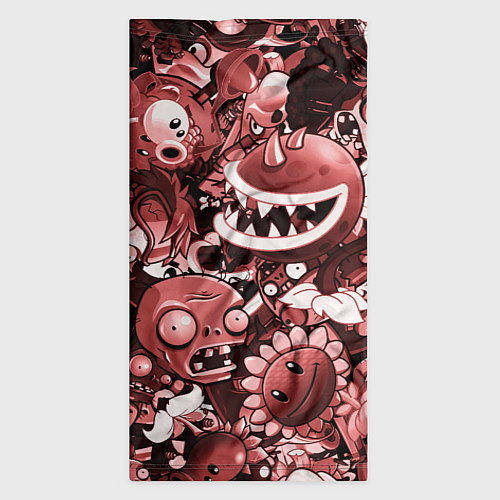 Бандана Растения против зомби в красном цвете / 3D-принт – фото 3