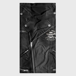 Бандана-труба Косуха байкерская с нашивками, цвет: 3D-принт — фото 2