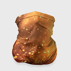 Бандана Золотая блестящая текстура