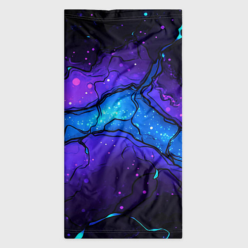 Бандана Синяя звездная полоса в плите текстура / 3D-принт – фото 3