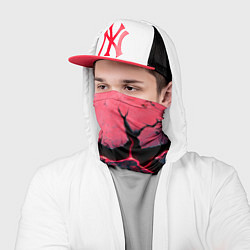 Бандана-труба Объемные разломы текстура, цвет: 3D-принт — фото 2