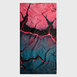 Бандана-труба Объемные разломы текстура, цвет: 3D-принт — фото 2