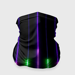 Бандана-труба Color Purple green pink, цвет: 3D-принт