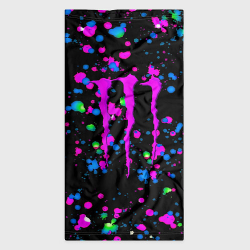 Бандана Monster energy неоновые краски / 3D-принт – фото 3