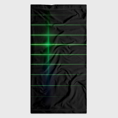 Бандана The line is green and black / 3D-принт – фото 3